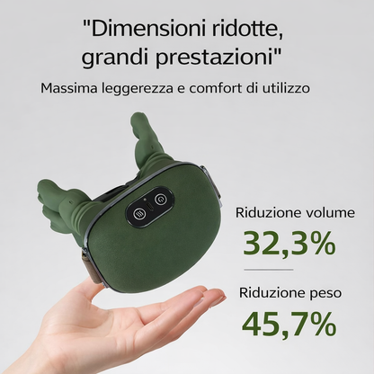Massaggiatore Cervicale Portatile con 3 Modalità e Funzione Riscaldante