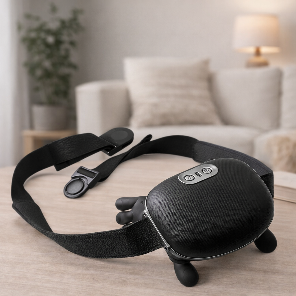 Massaggiatore Cervicale Portatile con 3 Modalità e Funzione Riscaldante